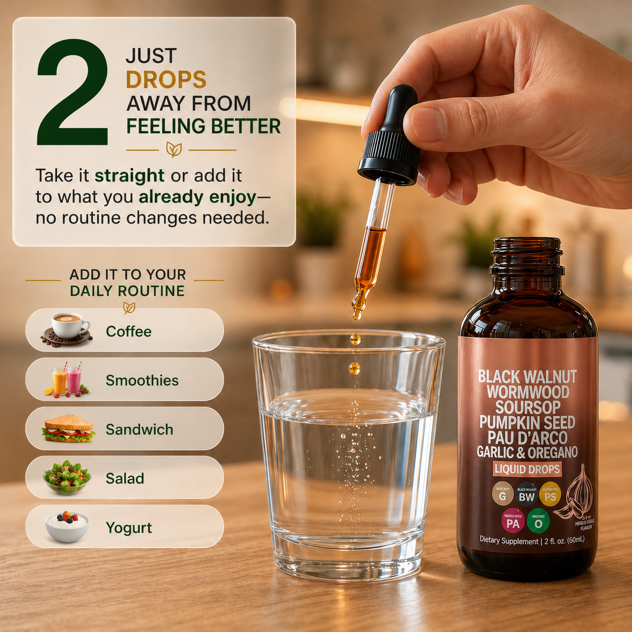 Black Walnut Wormwood Parasite Cleanse