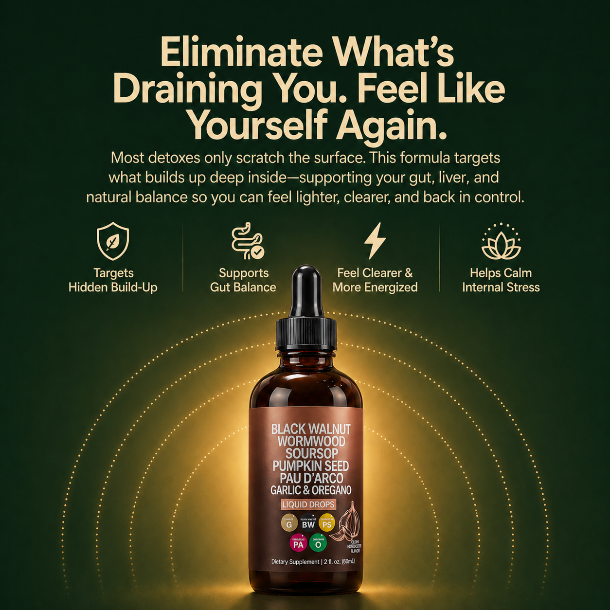 Black Walnut Wormwood Parasite Cleanse