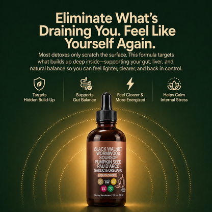 Black Walnut Wormwood Parasite Cleanse